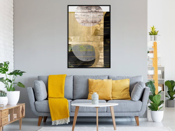 Poster 'Sunny Living Room'