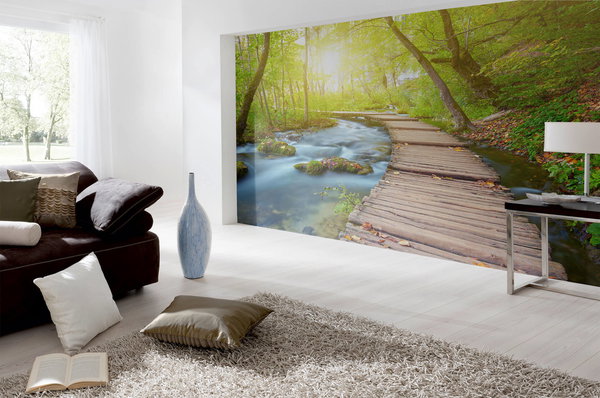 Tapete 'Boardwalk' 400x267cm