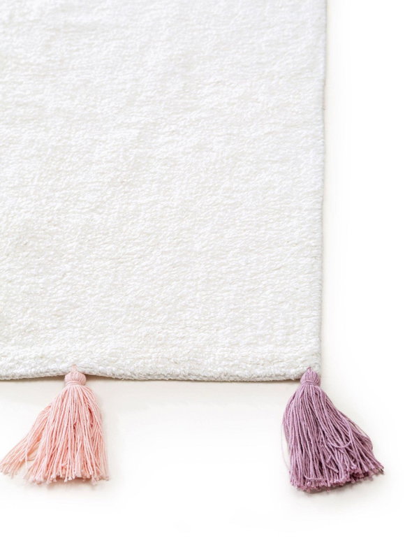 Design Waschbarer Kinderteppich Malu Rosa I
