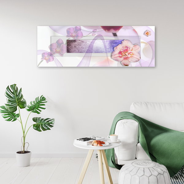 Kunstdruck auf Leinwand 'Whispers of Orchid Bliss'