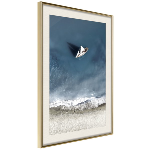 Poster 'Yacht at Sea'