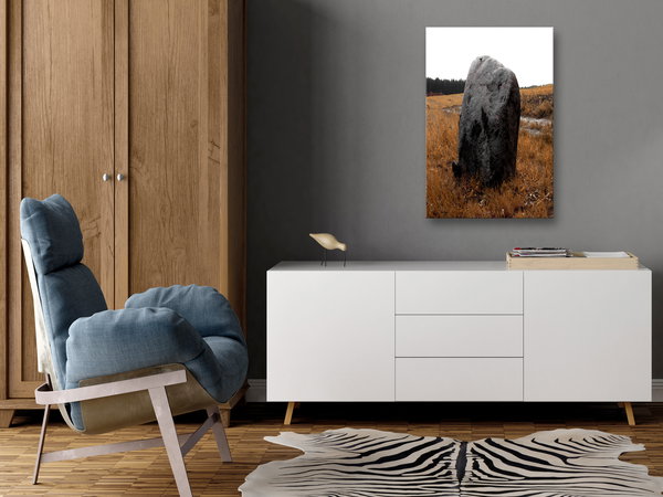 Kunstdruck auf Leinwand 'Field Signpost Vertical'