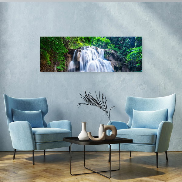 Kunstdruck auf Leinwand 'Majestic Waterfall'
