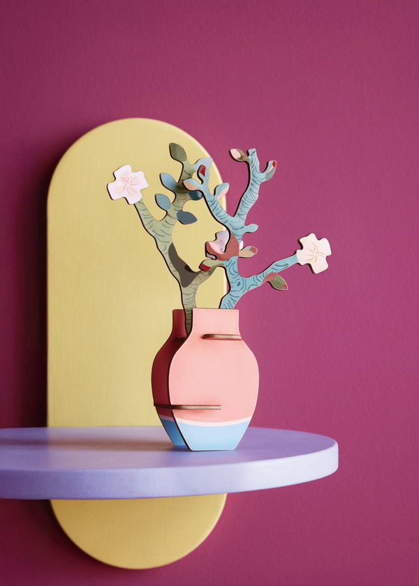 Papierskulptur 'Almond Blossom II'