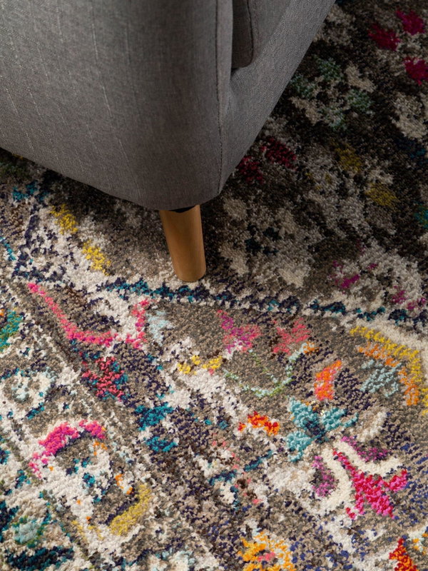 Design Teppich Casa Bunt