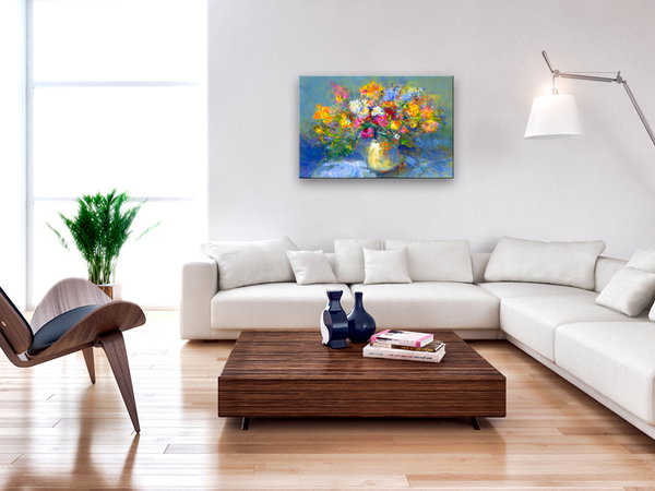 Kunstdruck auf Leinwand 'Autumn Bouquet'