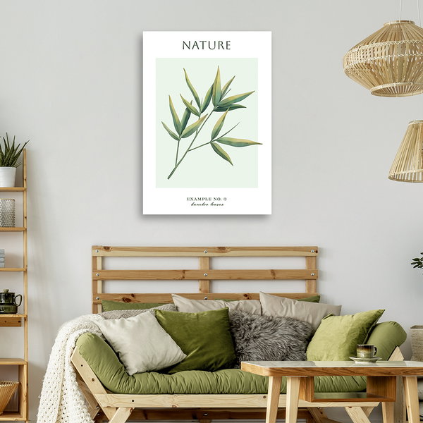 Kunstdruck auf Leinwand 'Bamboo Leaves'