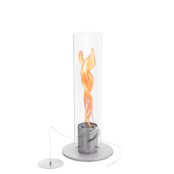 SPIN 1200 Tabletop Fireplace grey | Outdoor &amp; indoor