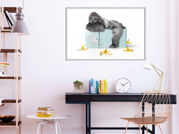 Poster 'Hungry Gorilla'