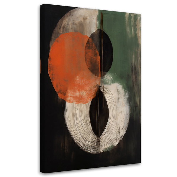 Kunstdruck auf Leinwand 'Vibrant Abstraction'