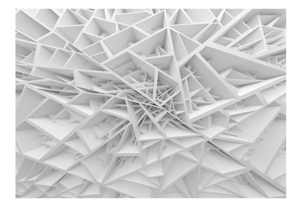 Selbstklebende Tapete 'White Spider's Web'