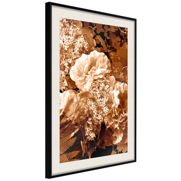 Poster 'Bouquet in Sepia'