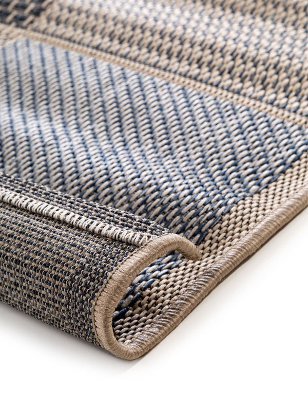 Design In- &amp; Outdoor-Teppich River Blau