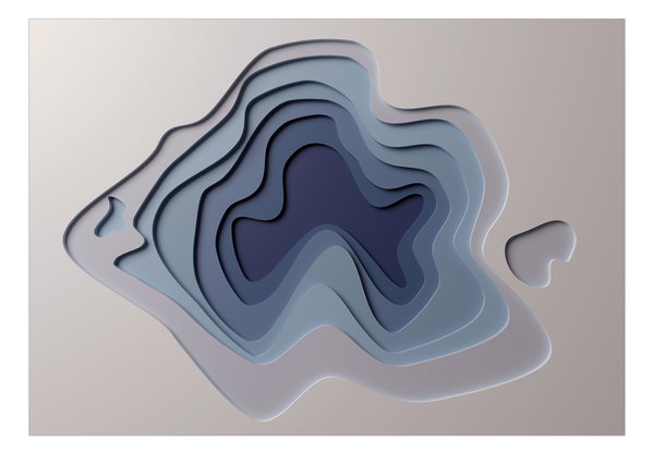 Selbstklebende Tapete 'Time Layers'