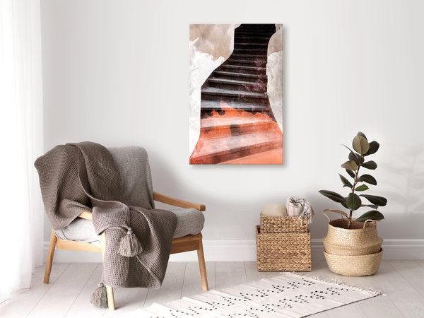 Stampa artistica su tela 'Next Step Vertical'