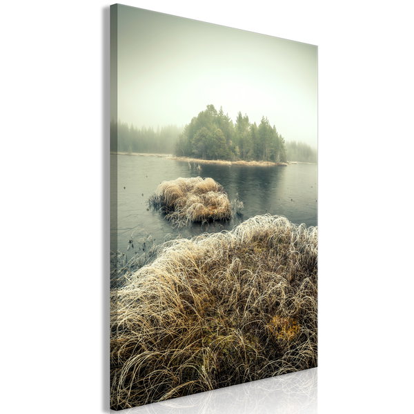 Kunstdruk op canvas 'Autumn in the Wetlands Vertical'