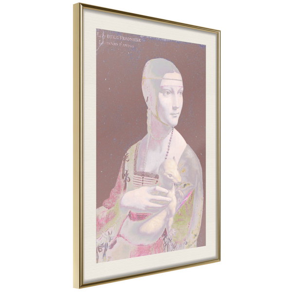 Poster 'Pastel Lady'