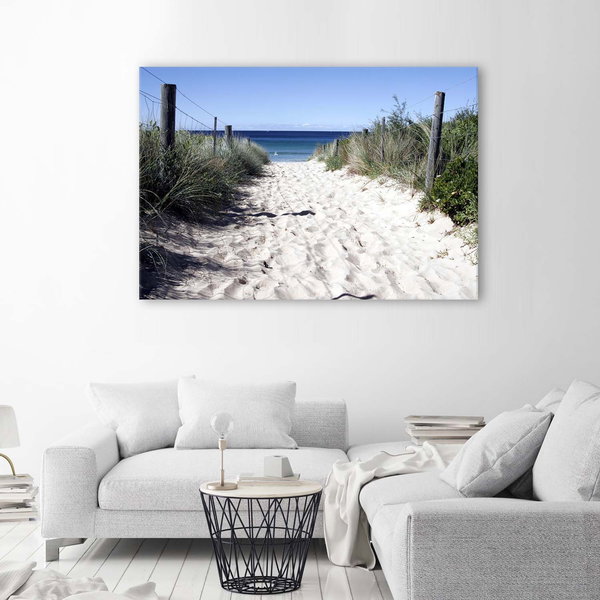 Kunstdruck auf Leinwand 'Ocean Step'