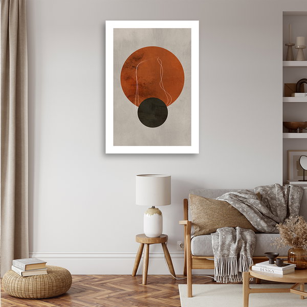 Kunstdruck auf Leinwand 'Geometric Circles'