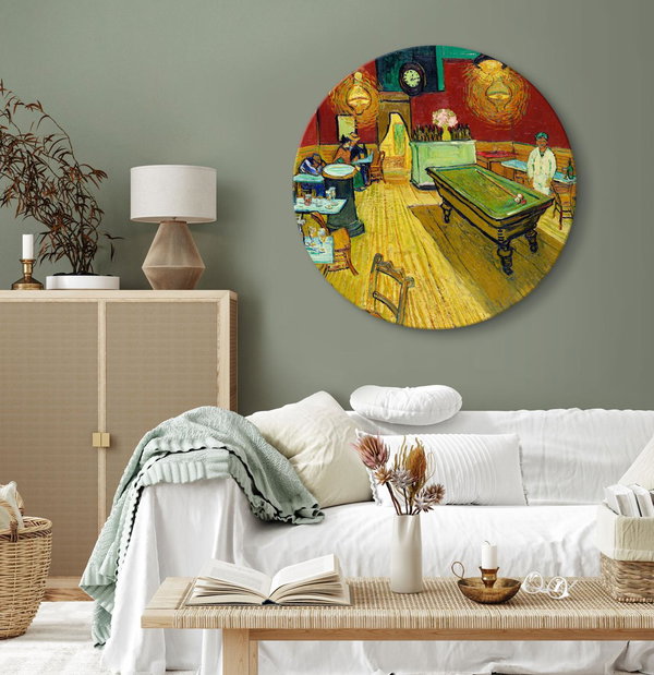 Rundes Bild 'Gogh's Night Café'