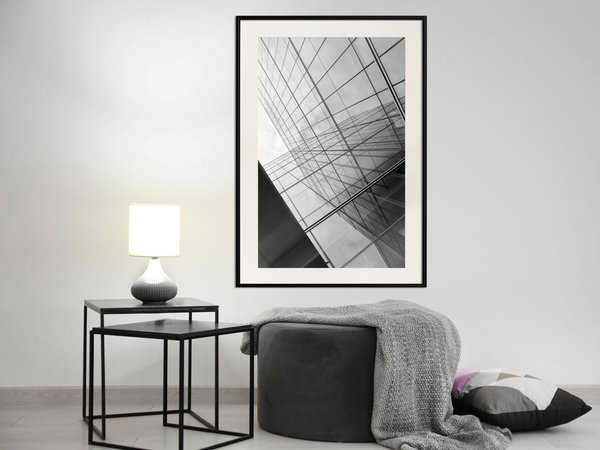 Poster 'Steel and Glass (Grey)'
