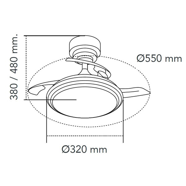 Deckenventilator 'Antila MX1'