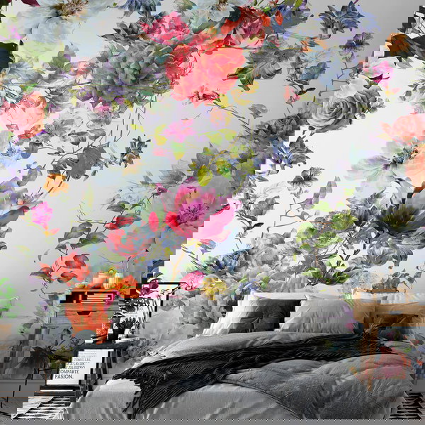 Carta da parati autoadesiva 'Multi - Colored Bouquets'