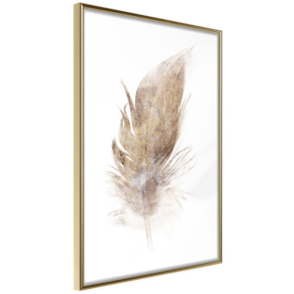 Poster 'Lost Feather (Beige)'