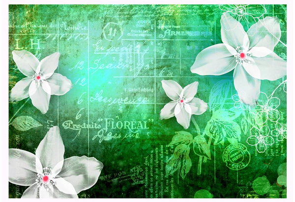 Tapete 'Floral notes III'