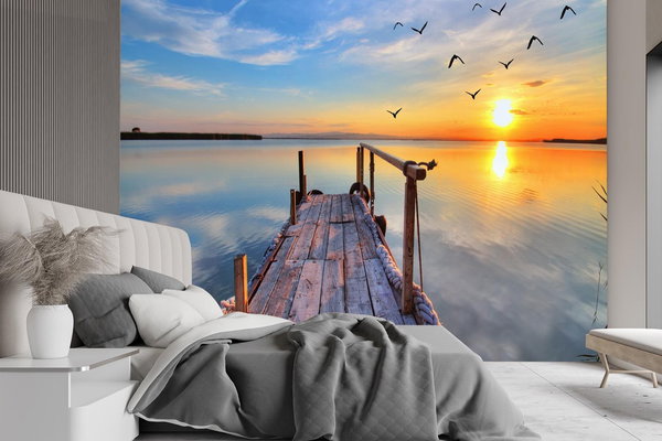 Tapete 'Lake Sunset'