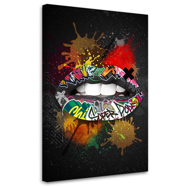 Kunstdruck auf Leinwand 'Urban Expression'
