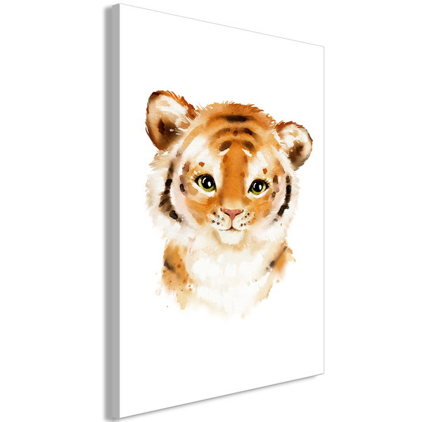 Impression sur toile 'Little Tiger Vertical'