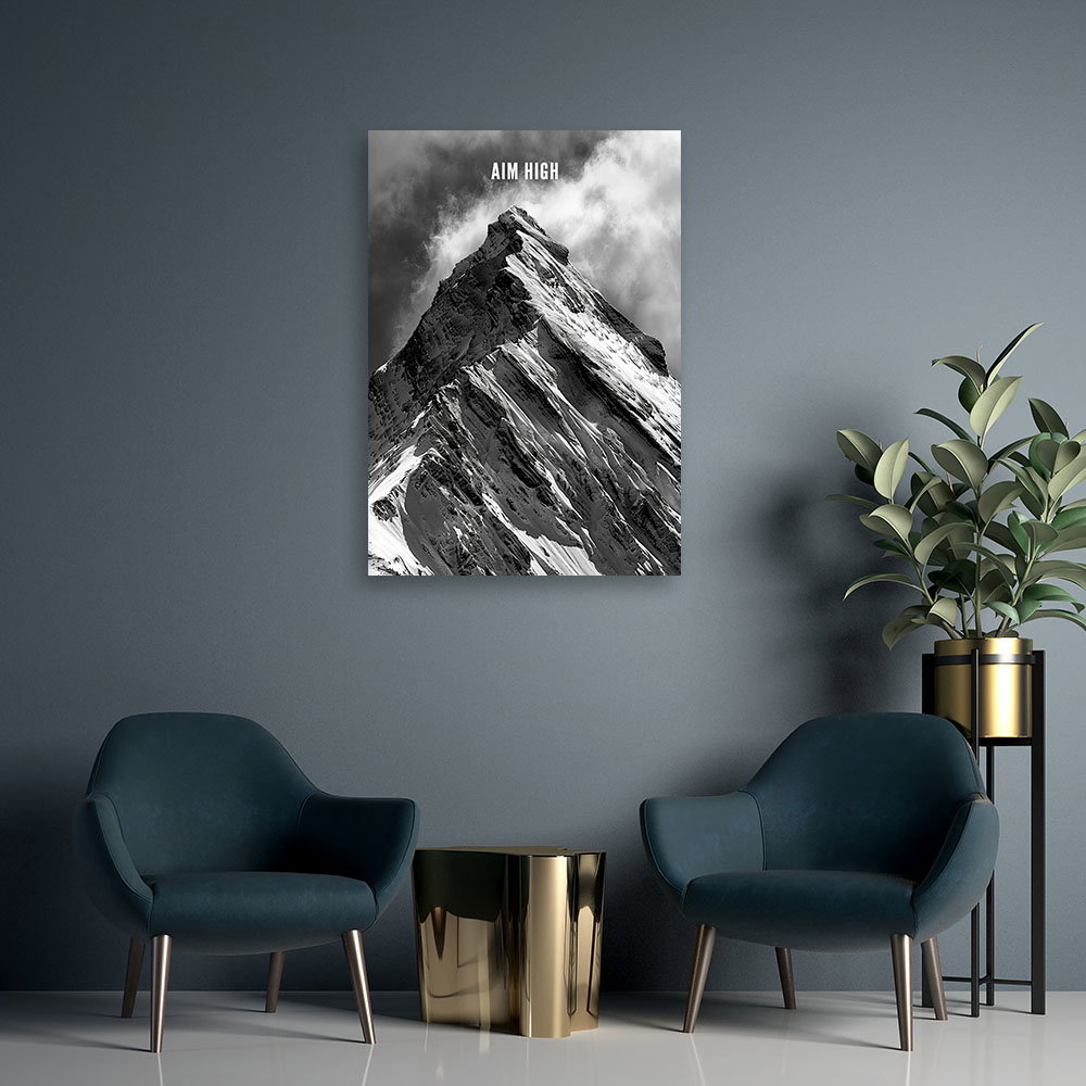 Canvas Poster 'Aim High'