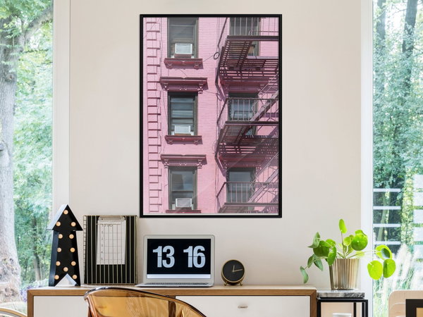 Plakat 'Pink Facade'
