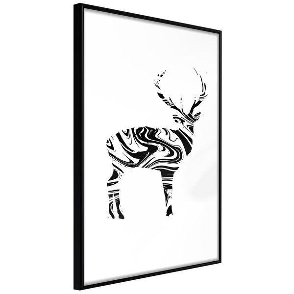 Poster 'Marble Stag'