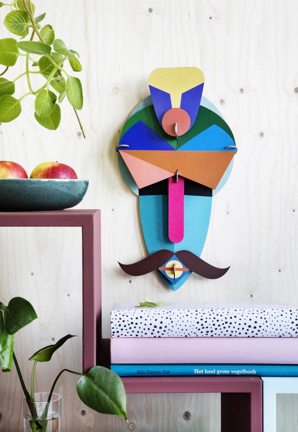 Wanddeko Papier 'Casablanca-Maske'