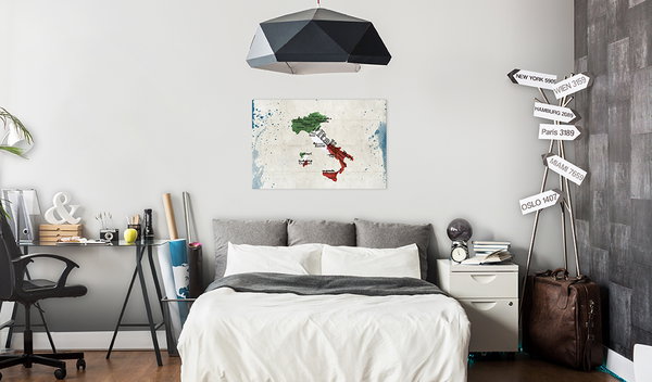 Quadro di sughero 'Italy'