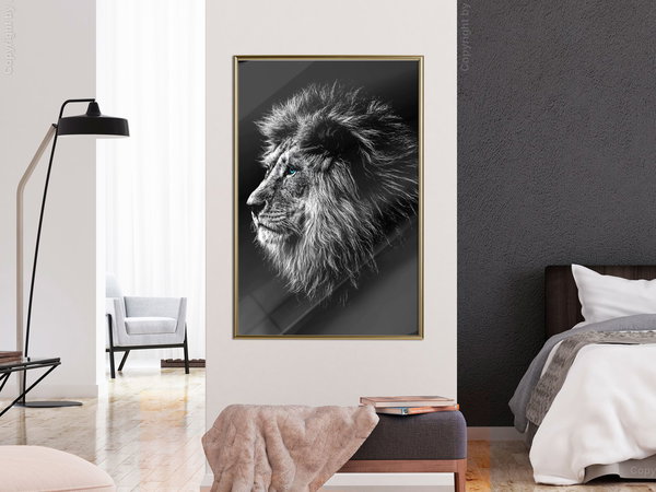 Poster 'Blue-eyed Lion'