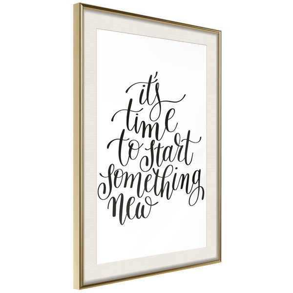 Poster 'It's Time to Start Something New'
