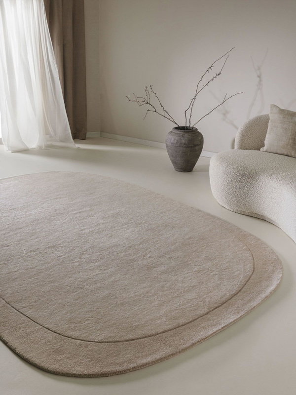 Design Wollteppich Shape Beige