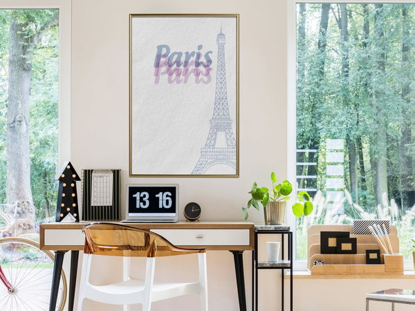 Poster 'Pastel Paris'