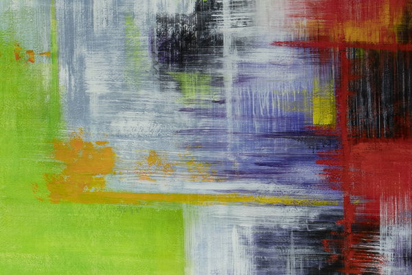 Großzügig aufgetragene Farben
