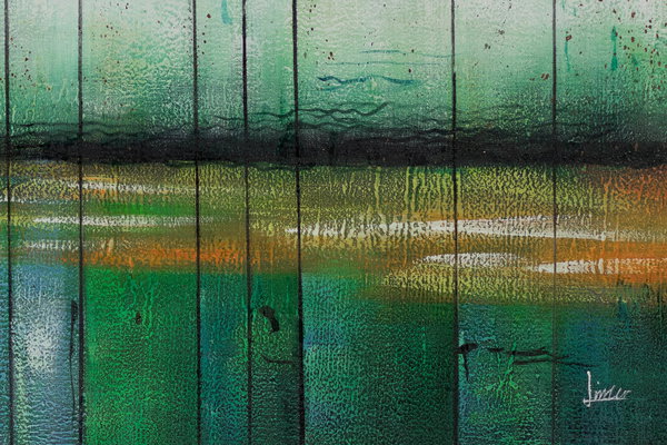 Großzügig aufgetragene Farben