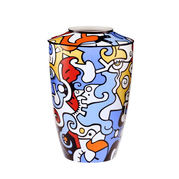 Porzellan Vase 'Pop Art Fusion' von Goebel 27,5x42x27,5cm