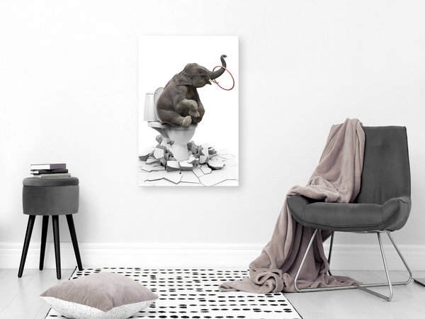 Kunstdruck auf Leinwand 'Fun All Over Vertical'