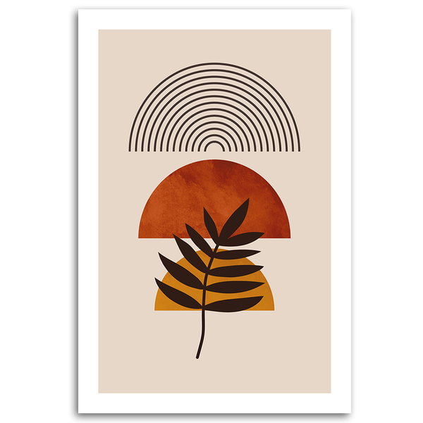 Kunstdruck auf Leinwand 'Minimalist Botanical'