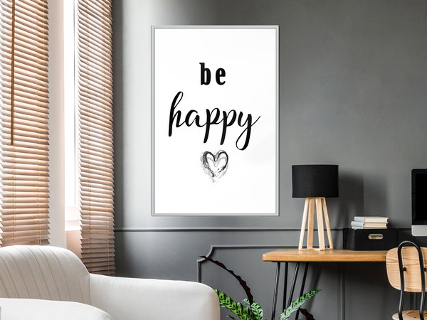 Poster 'Be Happy'