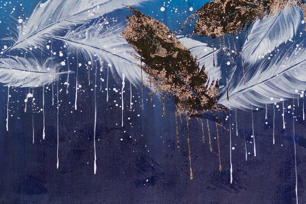 Pintura aplicada con generosidad