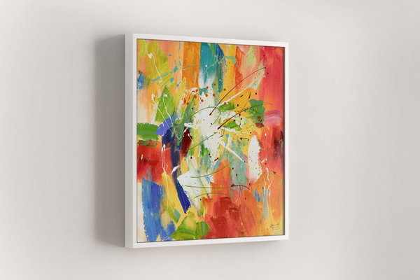 Acrylgemälde 'Through the Rainbow' 80x80cm | Limitierte, handsignierte Edition
