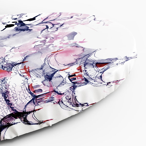 Rundes Bild 'Cherry Ink Tale'